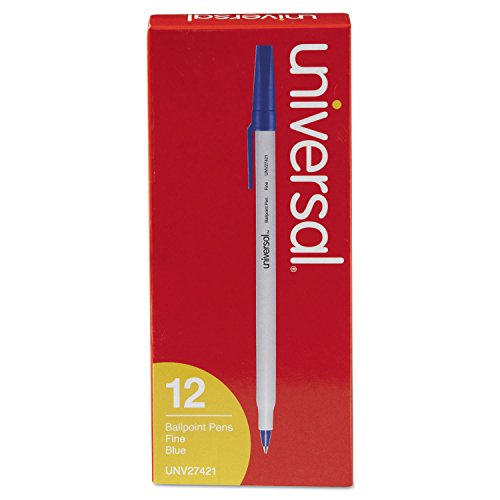Stylo oil-based bleu pointe fine Universel pour une écriture fluide au bureau