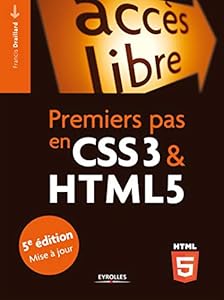 Livres Couvertures de Premiers pas en CSS3 et HTML5