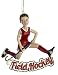Kurt Adler Resin Girl "field Hockey" Ornament