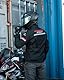 BORLENI Motorradjacke Sommer Herren Atmungsaktiver Panzerschutz Hochglanz Reflektierend
