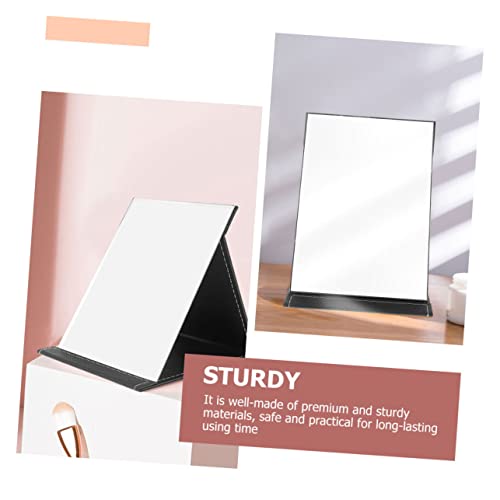 Espejo de maquillaje portátil MAGICLULU plegable miniatura 4