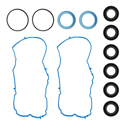 Image of PHILTOP VS50805R Engine Valve Cover Gasket Set Fit for Jeep Wrangler Cherokee Grand Cherokee, Dodge Grand Caravan Charger Journey Challenger Durango, Chr-ysler Town & Country 300, Ram 1500 3.2L 3.6L