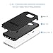 BENTOBEN Phone Case for Samsung Note 5, Case for Galaxy Note 5 with Kickstand, Hybrid Hard PC Cover Flexible TPU Bumper Chrome Carbon Fiber Texture Shockproof Protective Case for Samsung Note 5, Black