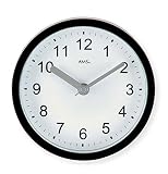 Fabricado en Alemania. AMS f5928 de Radio Reloj de Pared, Madera, Multicolor, 24 x 30 x 12 cm