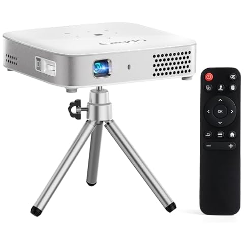 Caydo M1C Art Projector, Rechargeable DLP Drawing Projector with Exclusive Art Drawing App, Portable Tracing Projector for Canvas, Pico Cookie Projector for Decorating, 4K Support, 100’’ Display Cover