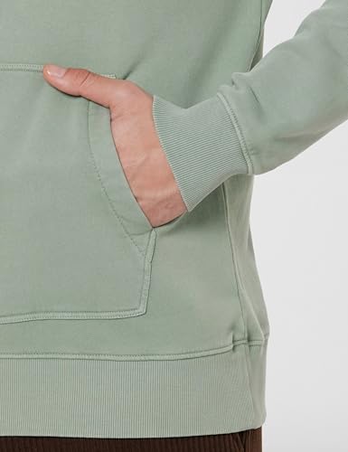 Image of Gap Men's Full Sleeve Hooded Neck Standard Fit Brushed Sweatshirt,Lt.Brown,XS