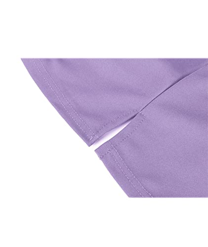 Scodi Mens Polo Shirts Performance Short Sleeve Tactical Shirts Athletic Golf Shirt 012-Lilac Xl #TOP6