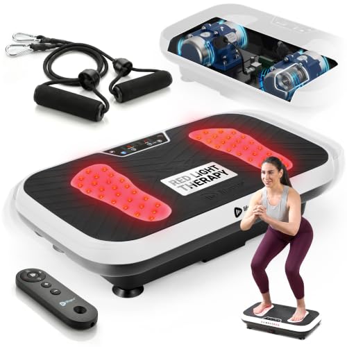 Lifepro VibraRed Vibration Plate with Red Light Therapy & Resistance Bands by Lifepro - Used condition - US$199.95