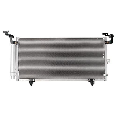 Image of TRQ A /C Condenser and Receiver Drier Assembly Compatible with 2010-14 Subaru Legacy 2010-14 Outback