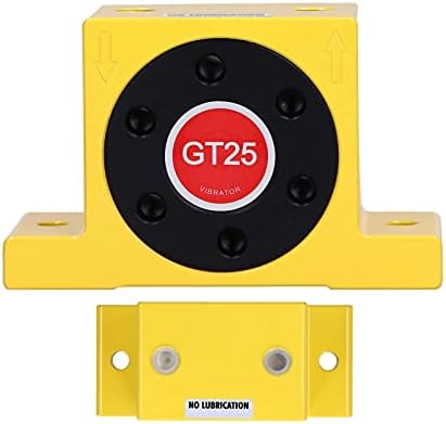 YWBL-WH GT25 Pneumatic Vibrator, 1/4in Thread Air Turbine Vibrator, Industrial Vibrating Platform Supplies 0.2-0.6Mpa, Mixing And Shaking Equipment