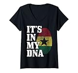 Photo Gallery donna ghana it s in my dna bandiera ghana pride roots africano maglietta con collo a v Photo Gallery donna ghana it s in my dna bandiera ghana pride roots africano maglietta con collo a v
