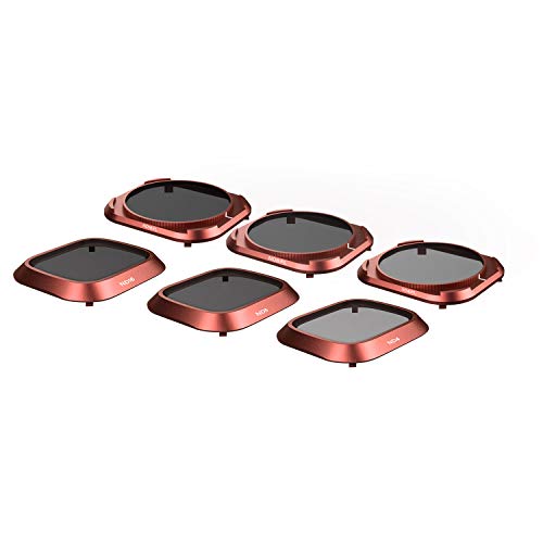 SKYREAT Upgraded Mavic 2 Lens ND Filters Set Compatible for DJI Mavic 2 Pro Filter 6-Pack (ND4, ND8, ND16, ND4PL, ND8PL, ND16PL),Rotatable and Works with Gimbal Cover