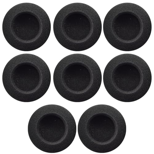 8 Pcs Ohrpolster für Logitech Ersatz-Ohrpolster Passend für Logitech 960, Headset Schaumstoff für Logitech, Ersatz-ohrpolster für Kopfhörer für Logitech