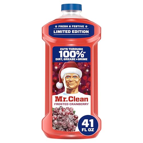 Mr. Clean All Purpose Cleaner, Cleaning Liquid, Frosted Cranberry, 41oz