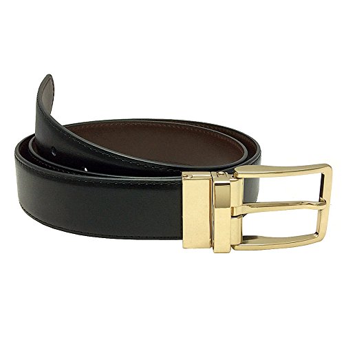 Men's Reversible Genuine Leather Jeans Designer Belts For Men Sliver/Golden Buckle4