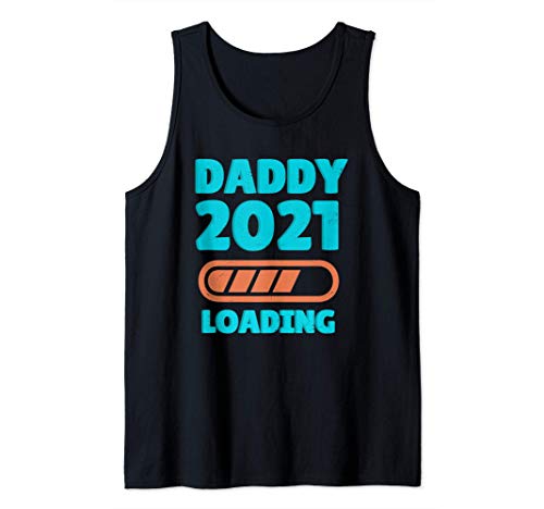 Hombre Daddy 2021 Loading padre expectante Camiseta sin Mangas