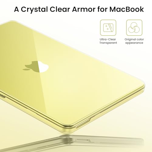 Image of BlueSwan Case for MacBook Neo Cover 13 inch 2026 A3404 Clear Hard Shell