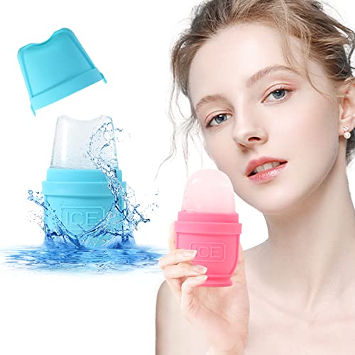 Bfasu 2 Packs Face And Body Ice Roller, Silicone Ice Cube For Puffiness, Pain Relief, Cold Therapy Ice Cup Molds Massage Tool #TOP1