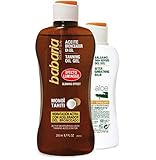Babaria babaria solar aceite bronceador en gel efecto luminoso 200ml set 2 piezas 2018