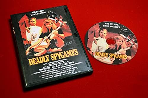 DEADLY SPYGAMES Cult Classic, BOND Spoof, Tippi Hedren, Troy Donahue DVD, Signed by Director/creator