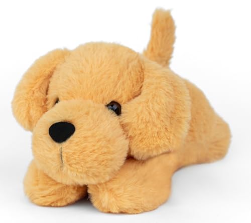 Image of Mirada Floppy Dog Soft Toy | Super Soft Brown Plush Stuffed Puppy for Kids, Boys & Girls | Soft Toys for Kids, Animal Soft Toys, Stuffed Animals, Cuddle Toy, Baby Gift, Room Decor | 21cm
