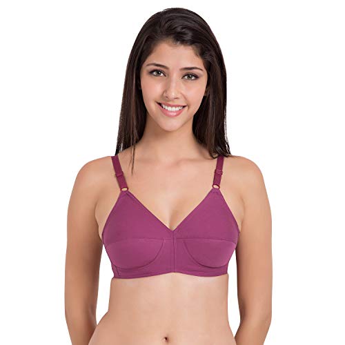 Image of SOUMINIE Women s Cotton Non Padded Full Coverage Everyday Bra | Pack of 3 |