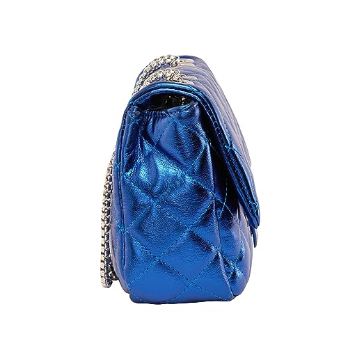 Image of Lino Perros Womens Metalic Shoulder Bag