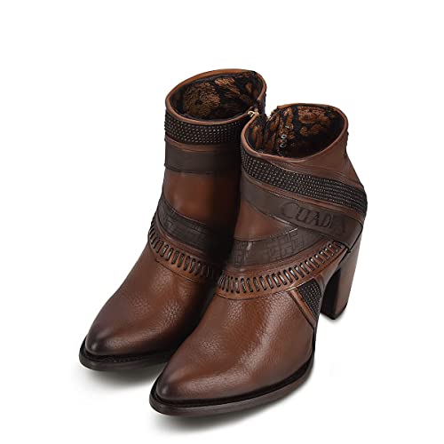 Cuadra Women's Bootie In Genuine Bovine Leather With Zipper #TOP7