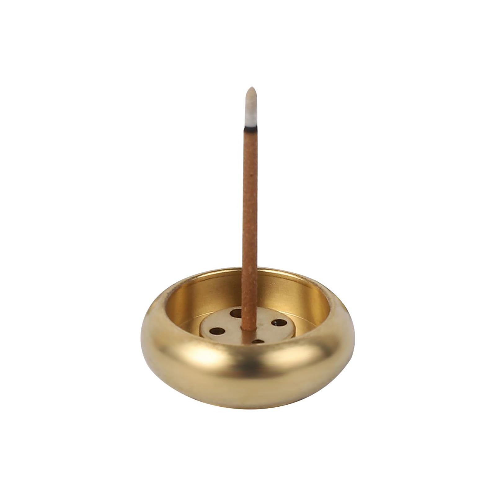 Brass Incense Holder with Three Stick Holes