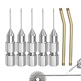 Sghtil Düsen zum Schmieren mit Fett, 5 Stück mit hoher Härte, Verteiler-Set für Schmiernadeln, anwendbar für Autos, Pickups, LKWs, Wohnmobile, Limousinen