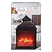 Aktive 35975 Chimenea eléctrica falsa llama LED Rústica Grande, 25 x 15...