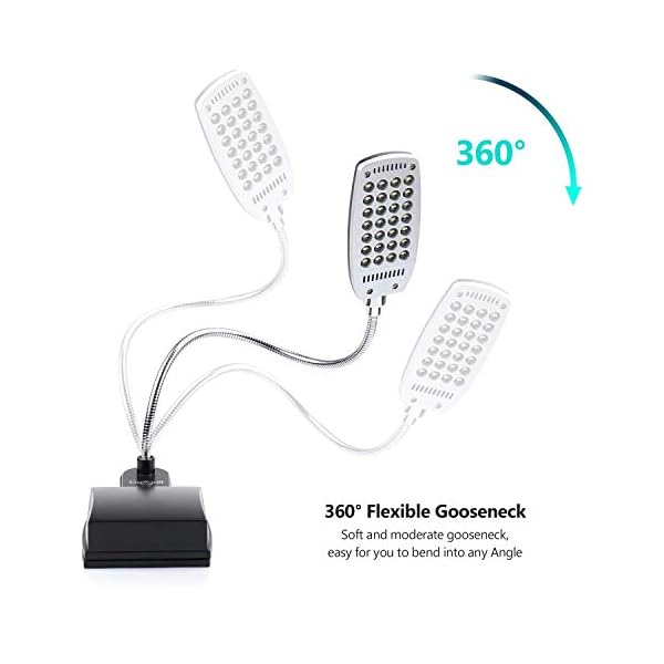 Daffodil ULT300 - USB and Battery Powered Desk Light - Clamp a Lamp to your Headboard, Table or Music Stand - Image 6