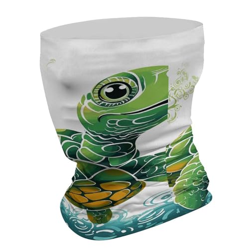 Balaclava elástica con estampado de tortuga para clima frío, mascarilla facial, bufanda para cuello, bandana cortavientos para hombres y mujeres, ideal para motocicleta, ciclismo, esquí y fiestas miniatura 3