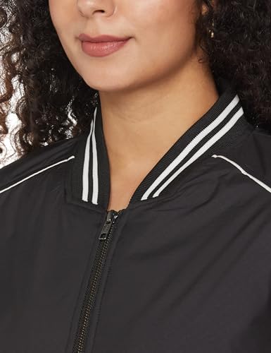 Image of Qube By Fort Collins Polyester, Standard Length Women's Lightweight Quilted Bomber Jacket Stylish, Packable, And Air-Resistant Outerwear For Winter