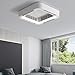Ventilatore Da Soffitto Con Luce E Telecomando Silenzioso Ventilatore Senza Pale Ventilatore Con Telecomando Dimmer Pannello Led Soffitto Lampada Ventilatore Da Soffitto Piccolo