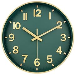 Mabpedo Modern Wall Clock, 10 Inch Digital Wall Clocks Battery Operated, Round Non Ticking Silent photo Mabpedo Modern Wall Clock, 10 Inch Digital Wall Clocks Battery Operated, Round Non Ticking Silent