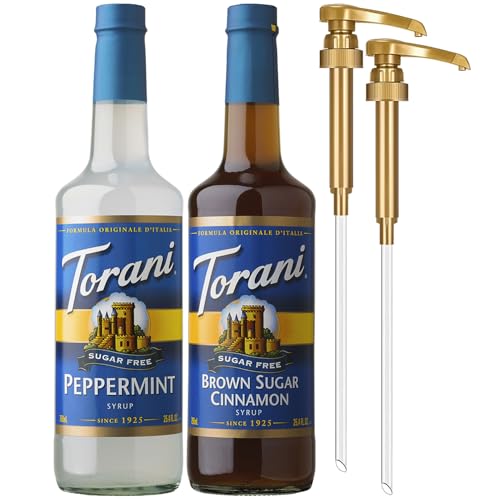 Torani Sugar Free Holiday Syrups 2-Pack with Pumps