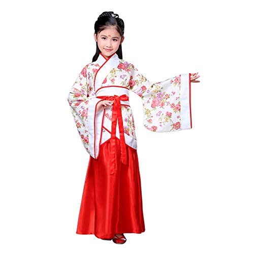 Meijunter Style Chinois Rétro Hanfu - Fille Traditionnel Ancien Princesse Performance Costume Robe de Danse Cosplay Vêtements