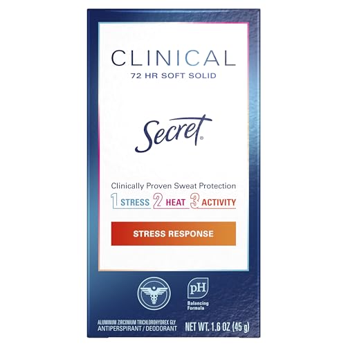 Secret Antiperspirant Clinical Strength Deodorant for Women, Soft Solid, Stress Response, 1.6 Oz, (Pack of 3) by Secret - Image 9