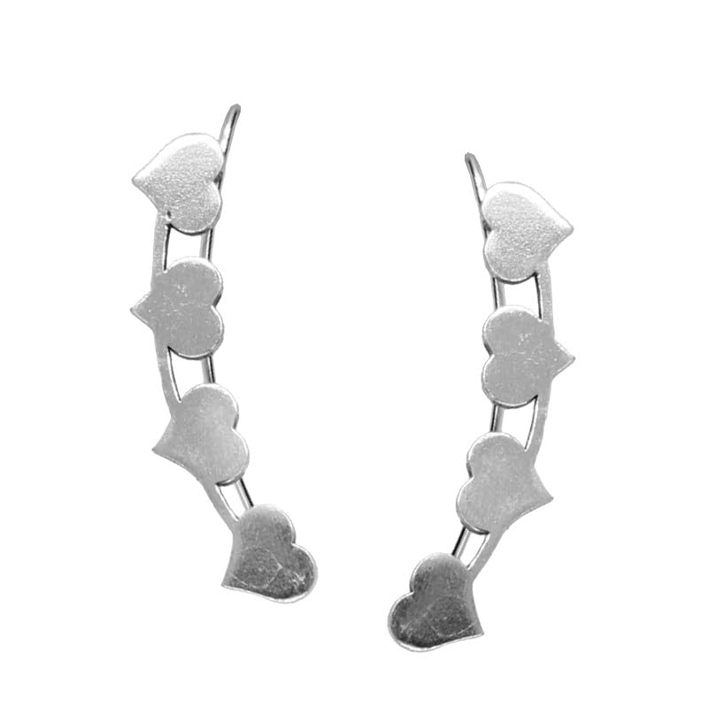 Pendientes Colección 'SAN VALENTÍN' Corazones TREPADORES 'Tipo PANDORA'.