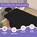 XOLLOZ Massage Table Sheets Set – 3 Piece 4 Set, Microfiber Spa Bed Sheets, Cotton-Feel Massage Bed Cover, Wrinkle & Oil Resistant, Soft Accessories for Estheticians – Black