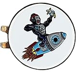 Balanced Co. Apes Together Strong Golf Hat Clip with Enamel Magnetic Ball Marker