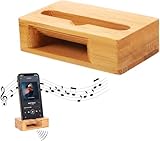 Polyvalent : notre support de téléphone a une très grande stabilité et lorsque vous placez votre téléphone sur le support en bois, vous pouvez regarder des vidéos, lire des livres électroniques, prendre des photos de votre visage, etc., sans avoir à tenir votre appareil complètement le temps.