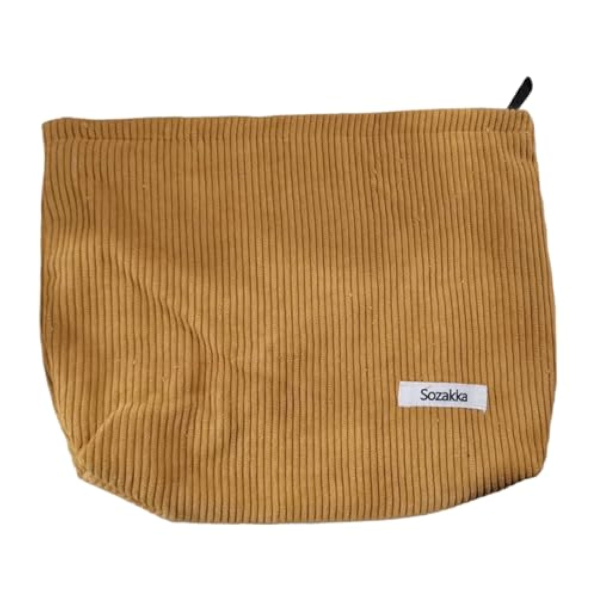 Corduroy Cosmetic Bag Large Capacity Makeup Bag