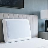 Classic Brands Cool Gel Reversible Gel and Memory Foam Bed Pillow - Light Blue/White, Standard