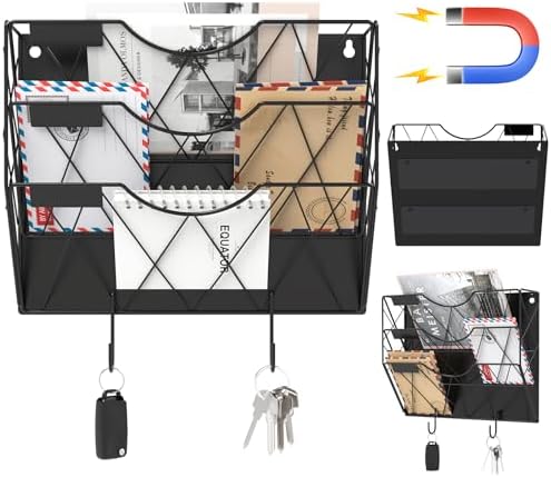 Amazon.com: Vdamu 6-Tier Magnetic File Holder - No Drilling ...