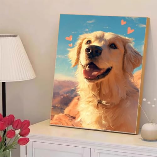 Kit diamond painting adulte chien Amour pour exprimer votre créativité artistique - 7