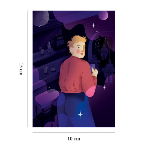 A noite passada no Telegraph Club + Cards Ilustrados