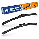 ICEXSNOW 28'+21' Silicone Windshield Wiper Blades Replacement for Ford Transit-150/ Transit-250/ Transit-350/ Transit-350 HD 2023 2022 2021 2020-2015 Oem Quality All-Season Performance Wiper Blades
