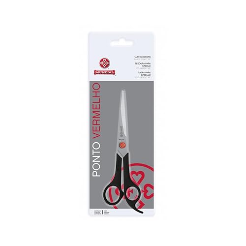 Mundial 663-7 Red Dot Lightweight 7-1/2-Inch Barber Shears, hair accessories